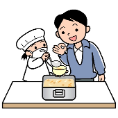 00049353盛りつけ量を指導する担任